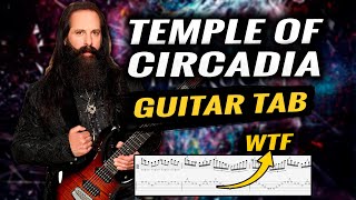 Video thumbnail of "TEMPLE OF CIRCADIA Guitar TAB (Solo) [John Petrucci TERMINAL VELOCITY 2020]"