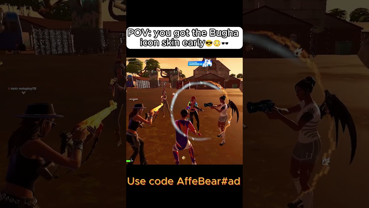 POV: you got the Bugha icon skin early😎😳🕶