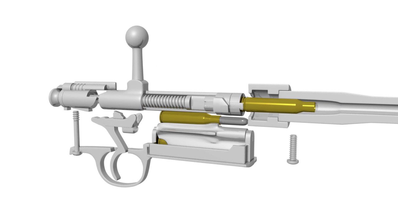 Mannlicher-Schonauer Rifle Animation
