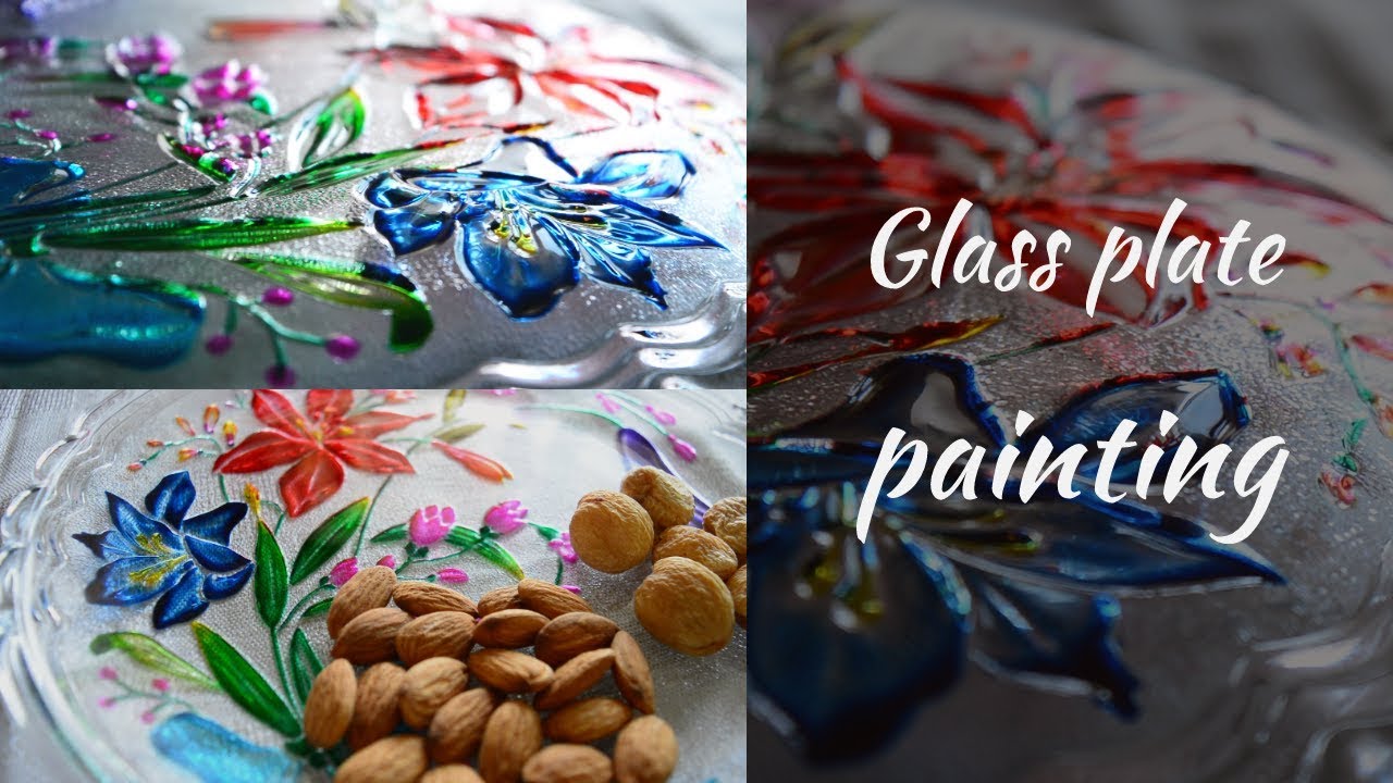 GLASS PLATE PAINTING YouTube