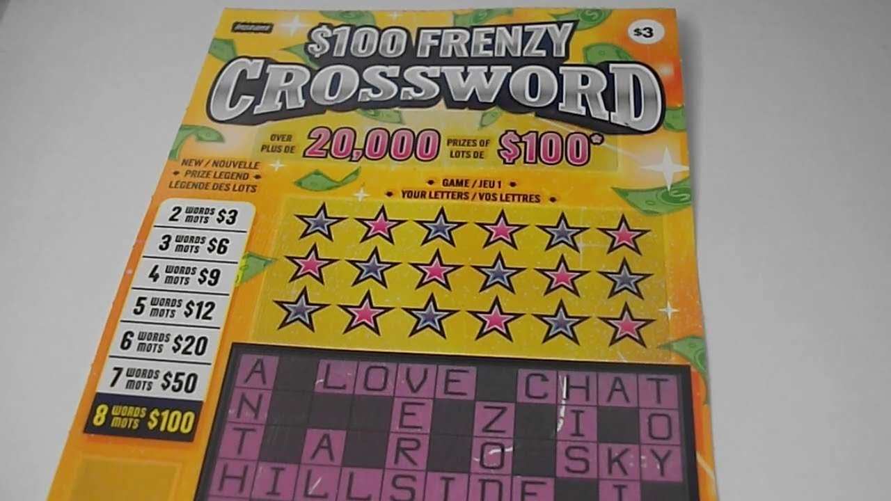 2024 08 06 Ontario Lottery OLG Instant Scratch Ticket #2455 $3 $100 2024 08 06 Ontario Lottery OLG Instant Scratch Ticket #2455 $3 $100