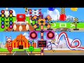 【踏切アニメ】遊園地ふみきりテーマパークまとめ♪Amusement park! Compilation of imaginary railroad crossings