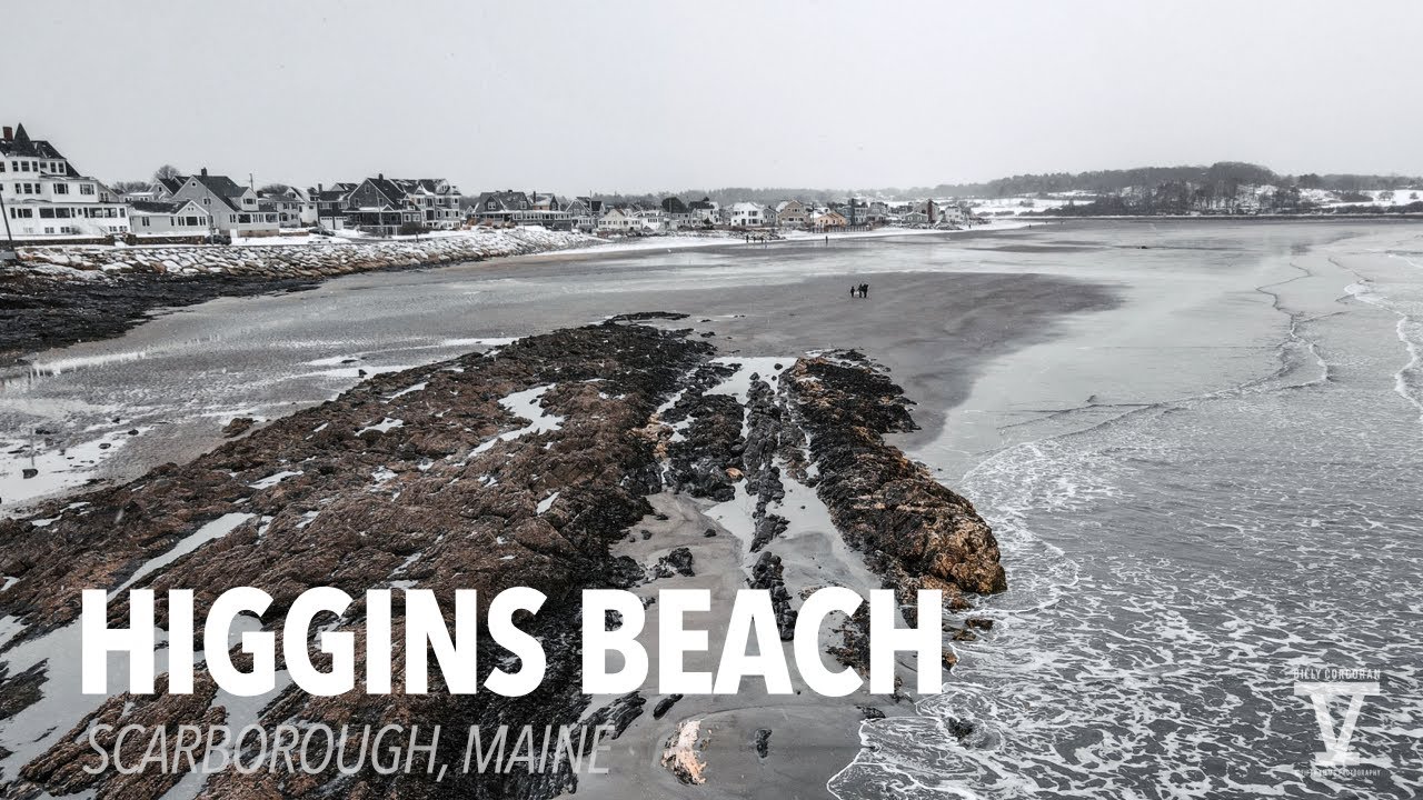 Coastal Maine 4k Drone Video | Higgins Beach, Scarborough, Maine | by Billy Corcoran V