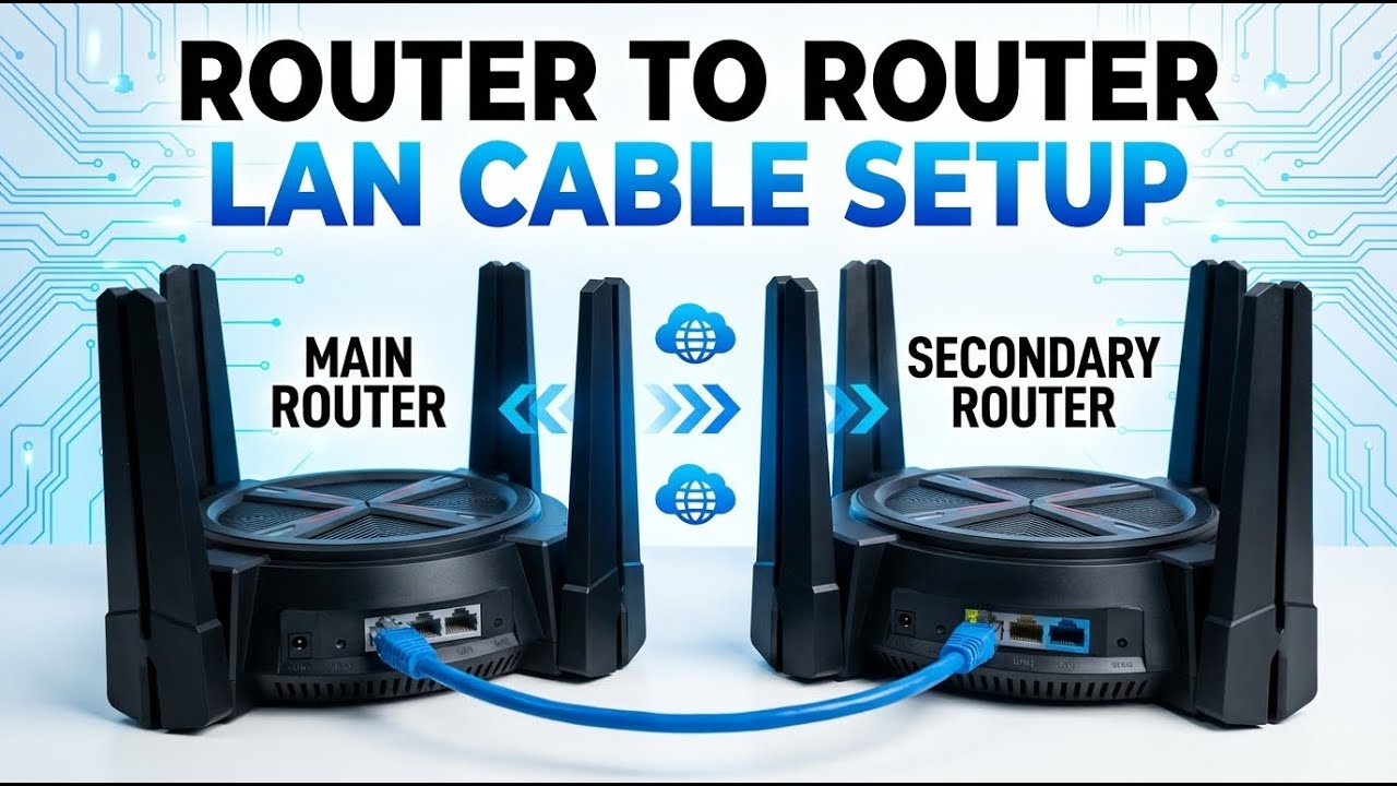 How to Connect Secondary Router Using LAN Cable| নেটিস এক রাউটার থেকে আরেক রাউটারে তার দিয়ে কানেকশন