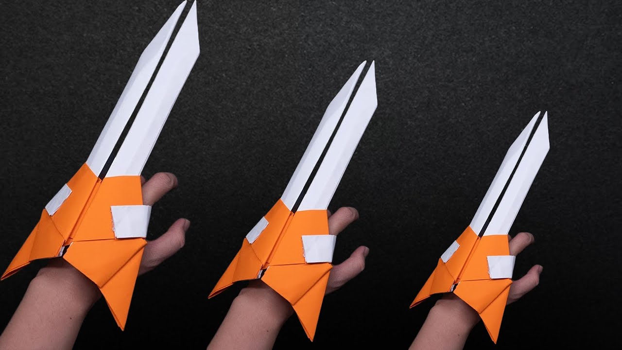 Easy Origami Paper Ninja Weapons How To Make Ninja Weapon Easy