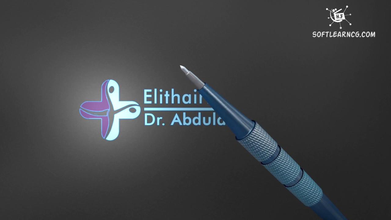 facial skin hair 3d medical animation