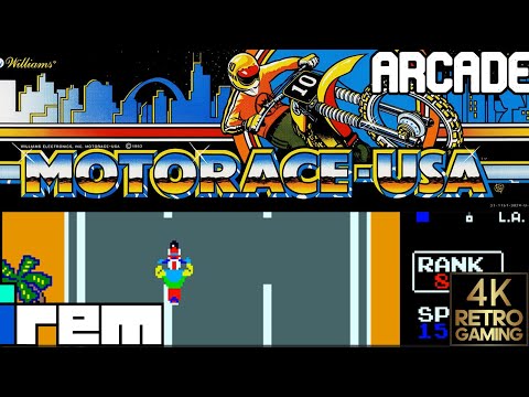 Zippy Race MotoRace USA Arcade Irem 1983 4k Gameplay 
