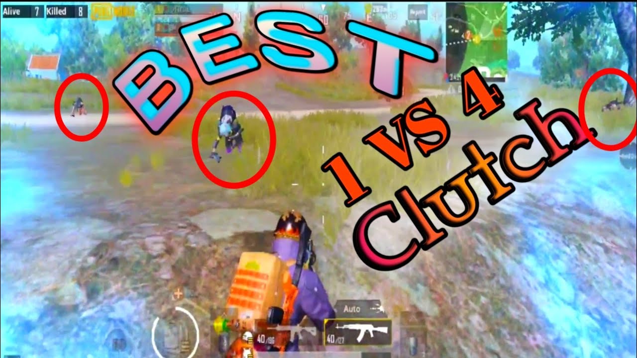 1 VS 4 CLUTCH MONTAGE /// PUBG MOBILE \\\ - YouTube