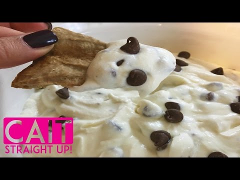 Cannoli Dip | Easy Homemade Dip & Chips Recipe | Cait Straight Up