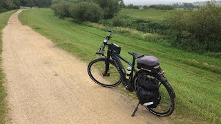 Giant Explore E Bike 100 mile challenge 500wh Battery Range Test