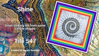 Shine - Sanntangle Tile 547