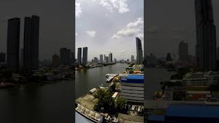 My view from Ramada Plaza Riverside Bangkok Hotel in Thailand. #travel #thailand