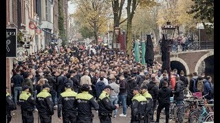 C1: Ajax - Chelsea fans in Amsterdam before the game