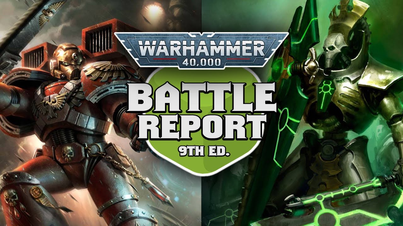 Blood Angels vs Necrons Warhammer 40k 9th Edition Battle Report Ep 182