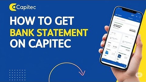 How To Get Bank Statement on Capitec App 2025 Request   Download Stamped Statement