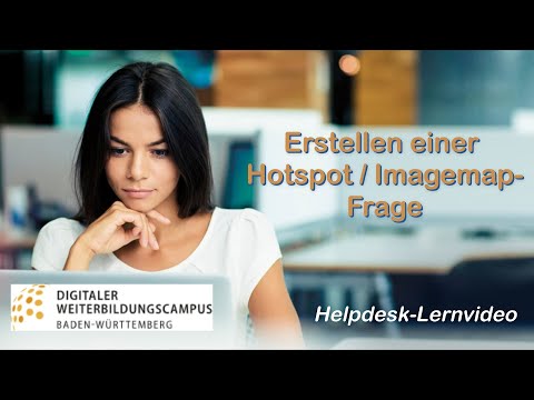 Erstellen einer Hotspot / Imagemap - Frage, Digitaler Weiterbildungscampus (ILIAS)