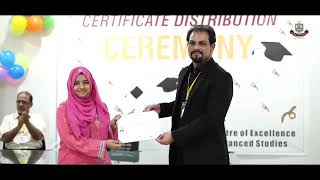 Certificate Distribution Ceremony for IELTS and English Language"