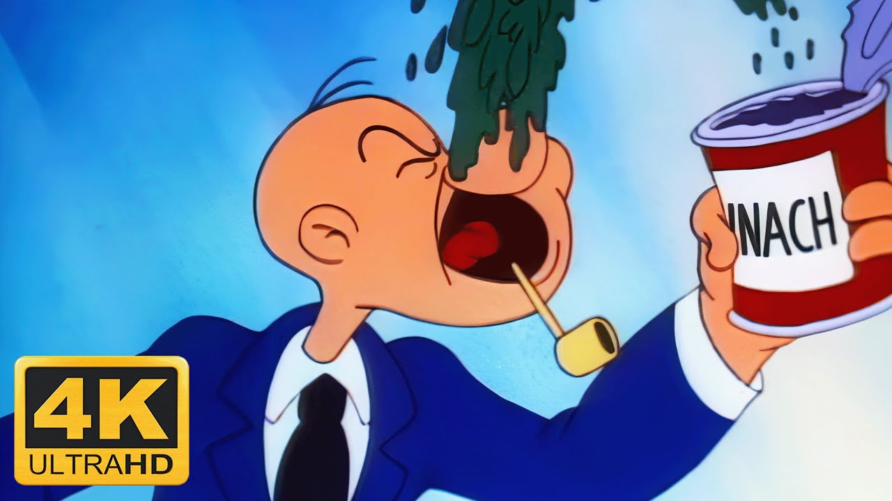 Popeye - Bride And Gloom (1954) Remastered 4K 60FPS