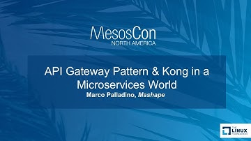 API Gateway Pattern & Kong in a Microservices World