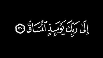 تلاوة نادرة مرتلة | الشيخ محمد اللحيدان | اواخر سورة القيامة