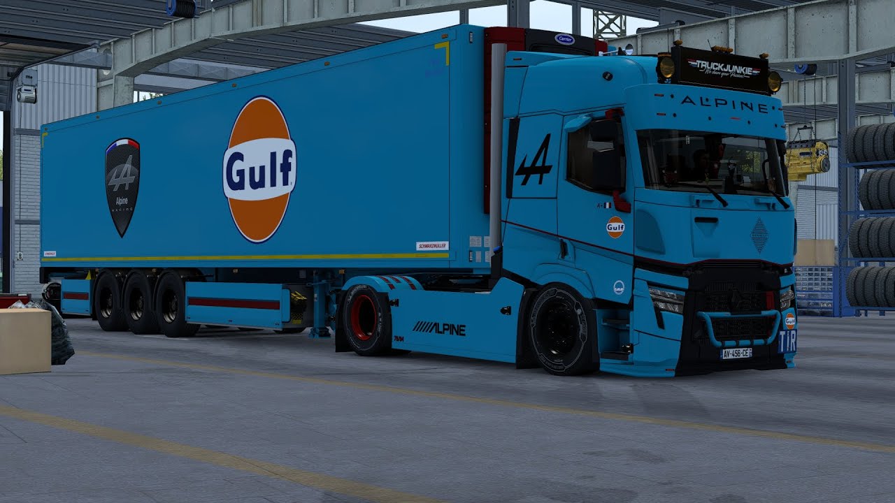 ETS2 1.53 / de retour avec Blue sur G.U / Gavroche --Poix-du-Nord