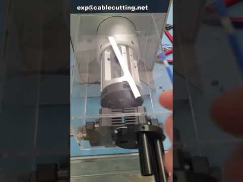 coax cable stripping machine small cable
