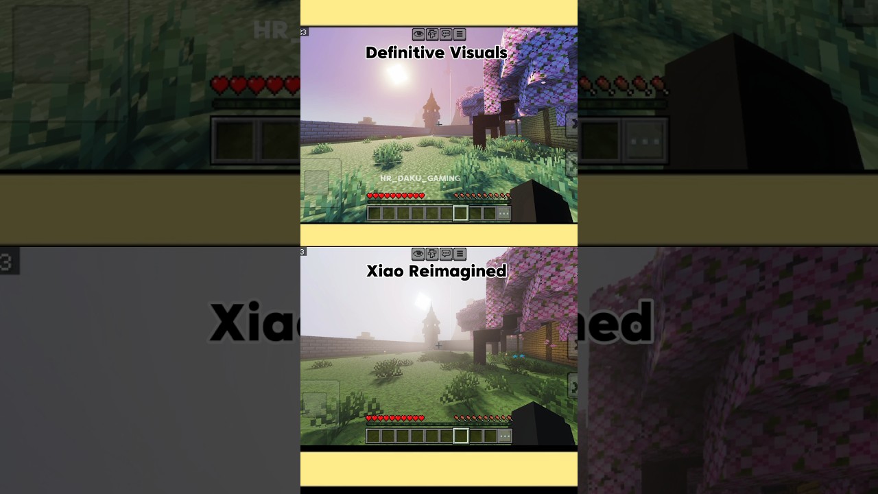 MCPE Shaders comparison|| best shaders for MCPE 😱|| 