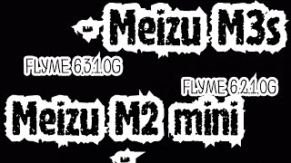 Flyme - новые прошивки на не новые смартфоны Meizu M3s, Meizu M2 mini