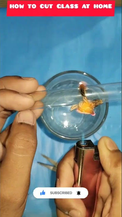 How to Cut Test Tube Glass With Water in the Most EFFICIENT Way!