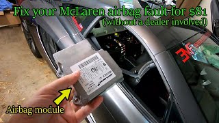 How to remove and reinstall your McLaren airbag module