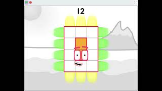 Numberblocks halves but triangle band 1-4