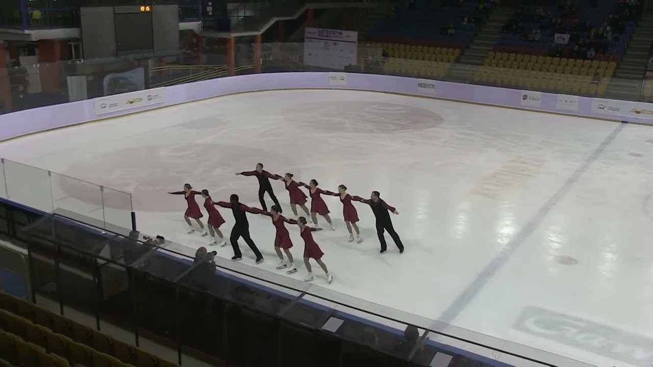 Team Skadi Adult FS - Mistrzostwa Polski w łyżwiarstwie synchronicznym 2023