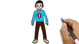 how to draw a simple human figure so easy simple drawings for beginners