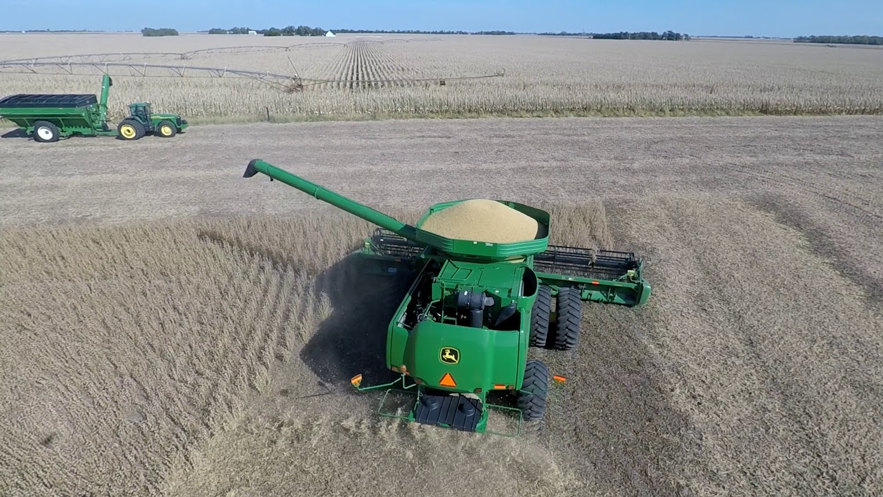 Central Nebraska Soybean Harvest 2019