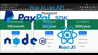 Paypal Payment Integration |  Server Side Integration in NodeJS (PayPal REST SDKs)