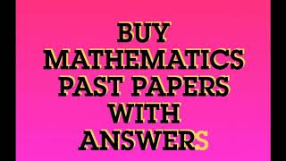 Buy ECZ Mathematics Past Papers with answers. For further information Call/WhatApp 0973023620 screenshot 5