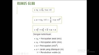 Ipa gerak lurus berubah beraturan (glbb ...