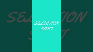 MOST USED SORTING ALGORITHMS code in description