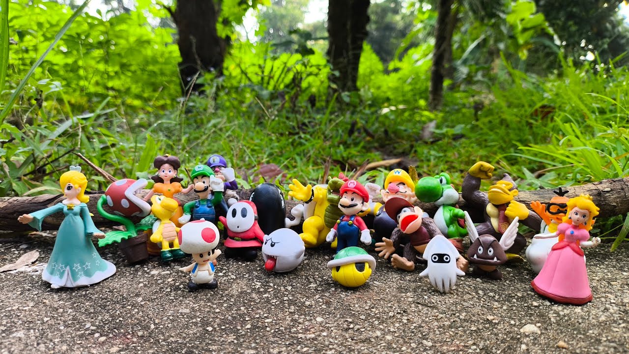 Super Mario Bros: Princess Peach|Yoshi|Luigi|Donkey Kong|Koopa Troopa|Goomba mario|Toat|Lakitu