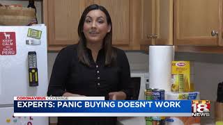 Experts: Panic Buying Doesn't Work