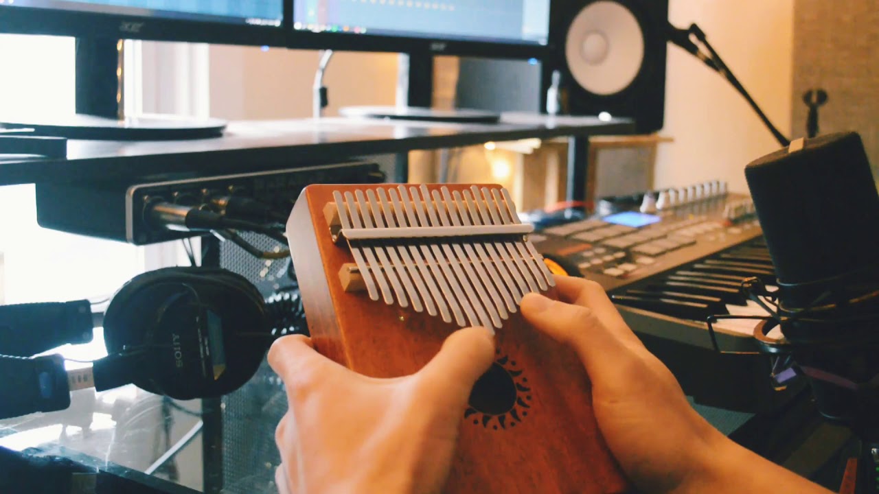 I made a SAD LOFI TRAP BEAT with a Kalimba *IT'S FIRE*