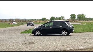 Nissan Leaf на треке