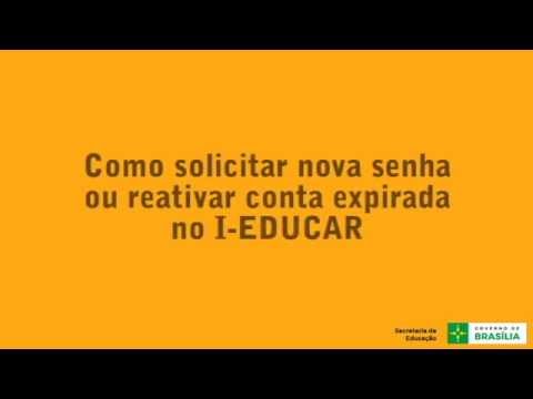 Alterar ou reativar senha no I EDUCAR