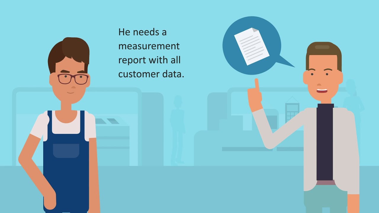 BlueLine® | Save customer data and assign measurement results