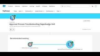 Jose submits record for approval | Approval Process Troubleshooting Superbadge Unit | Trailhead