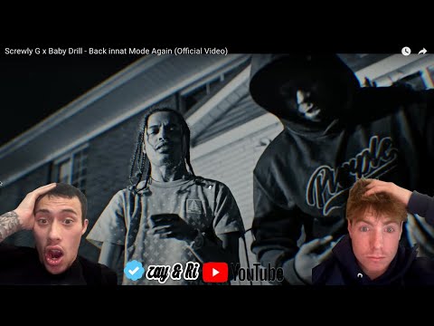 Zay and Ri Reaction - Screwly G x baby drill- back innat mode again ( official music video)
