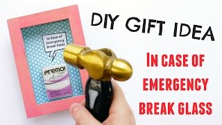 DIY Personalized Gift Idea | Emergency Shadow Box