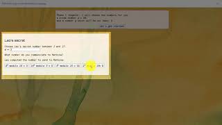 Buccaneer's island - Man in the middle - Game 2, Key exchange II screenshot 3