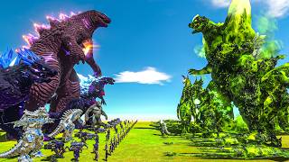 Space Godzilla Attacks Earth | Proto Supernova Godzilla vs Toxic Space Godzilla - ARBS screenshot 2