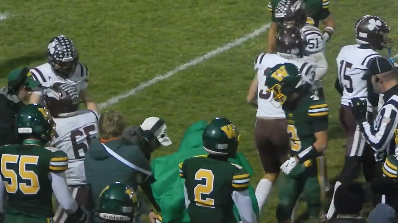 Whitefish Football vs. Butte Central Playoffs.